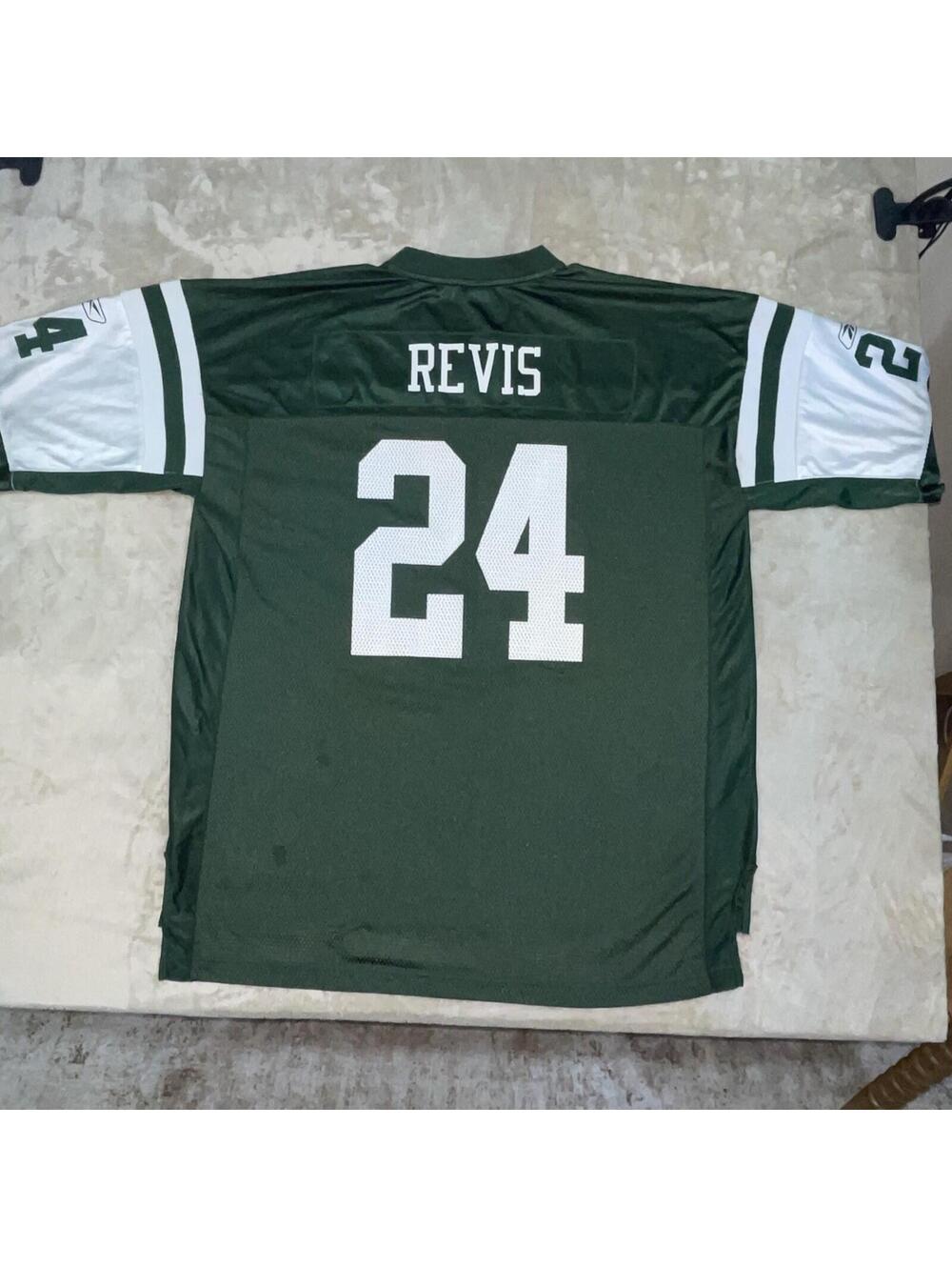 Reebok NFL New York Jets Darrelle Revis #24 Football Jersey Men’s 2XL